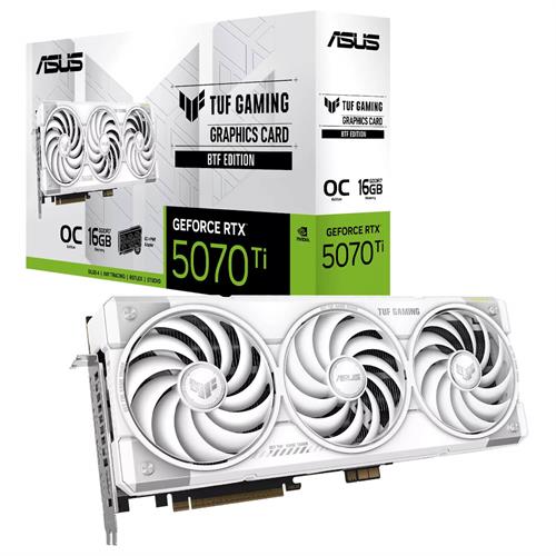 Asus TUF Gaming RTX 5070 Ti 16GB GDDR7 BTF White OC Edition