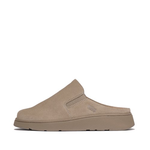 כפכפי זמש פיטפלופ צבע אבן GEN-FF Suede Mules FITFLOP