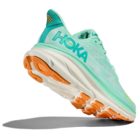 Hoka Clifton 9 נעלי ספורט נשים הוקה קליפטון 9 בצבע קצף ים/אקווה | HOKA נשים