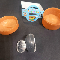 סקווישי  נידו 2 דונאטס דאמפלינג דביק שקוף בקופסה - Squishy Nido 2 Donuts Dumpling AB2064A