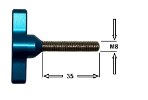 M8 X 35 - ברגי T לחיבור התורן לגלשן - A3D