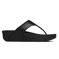 FITFLOP | פיטפלופ - Fitflop Lulu Leather Toepost Black פיט פלופ כפכפי נשים אצבע שחור עור