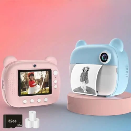מצלמה דיגיטלית מדפיסה לילדים עם 32GB זיכרון PrinterCammer