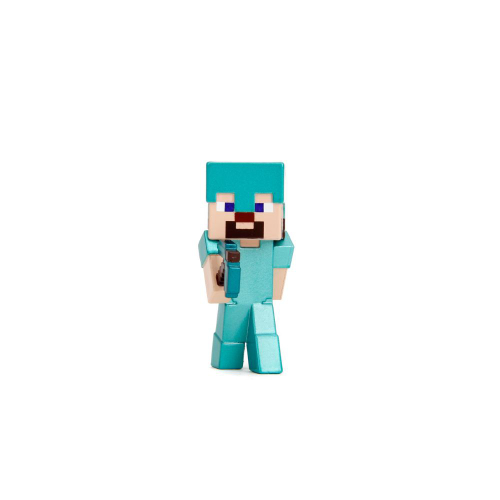 מיינקראפט - דמות סטיב בחליפת שריון יהלום - MINECRAFT JADA METALFIGS STEVE IN DIAMOND ARMOR