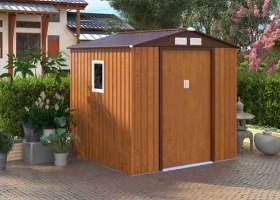 מחסן מתכת פרמיום דגם W74 מידות 2.13X1.27 מבית EverGreen SHED