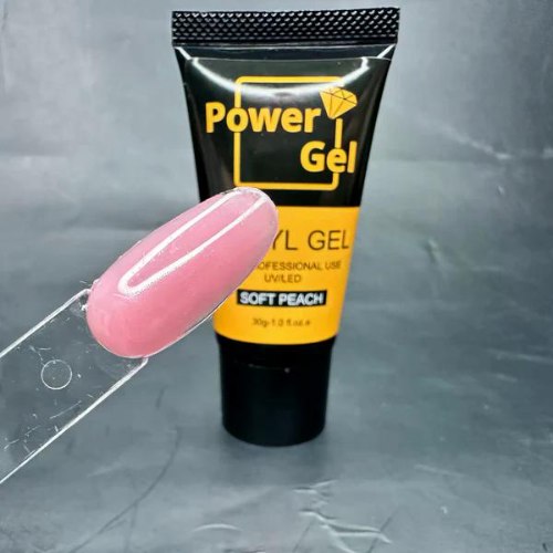 אקריג'ל אפרסק עדין ACRYGEL SOFT PEACH POWER GEL