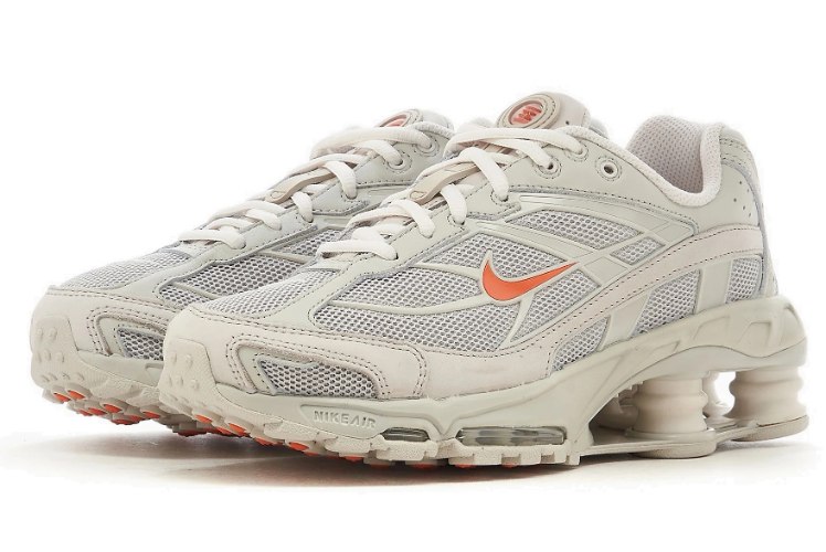 נעלי נייק Nike X Shox Supreme לבן כתום