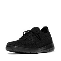 סניקרס סליפ און בד ארוג שחור פיטפלופ FITFLOP