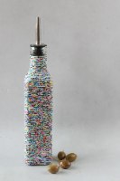 בקבוק לשמן זית בצבעוניות מעודנת