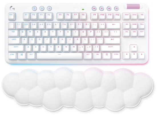 מקלדת אלחוטית מכנית לגיימינג Logitech G715 TKL עם RGB ומשענת כף יד