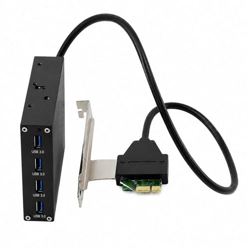 IPPON PCI-E Card USB3.0 4xPorts + 3.5" Bay Kit