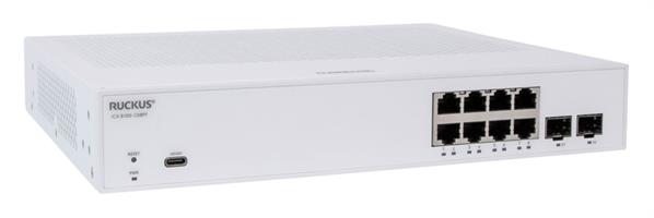 RUCKUS SW 8X1G P 2XSFP POE 124W