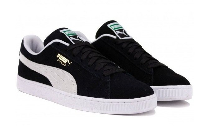 סניקרס פומה Puma SUEDE Classic שחור לבן