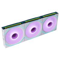 Lian-Li 120mm UNI FAN SL-INF FLEX Reverse Blade 3-Pack לבן