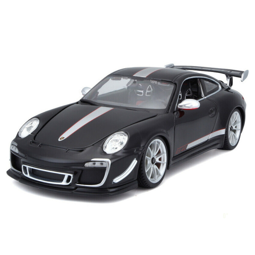 דגם מכונית פורשה גי טי 3 אר אס - Bburago Porsche 911 GT3 RS 4.0 Black 1:18