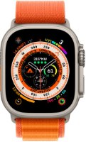 שעון חכם Apple Watch Ultra 49mm GPS + Cellular צבע שעון Titanium Case צבע רצועה Orange Alpine Loop