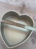 תבנית לב אנודייז לאפייה גודל 25 סמ גובה 8