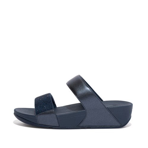 לולו סלייד נייבי קריסטל פיטפלופ FITFLOP