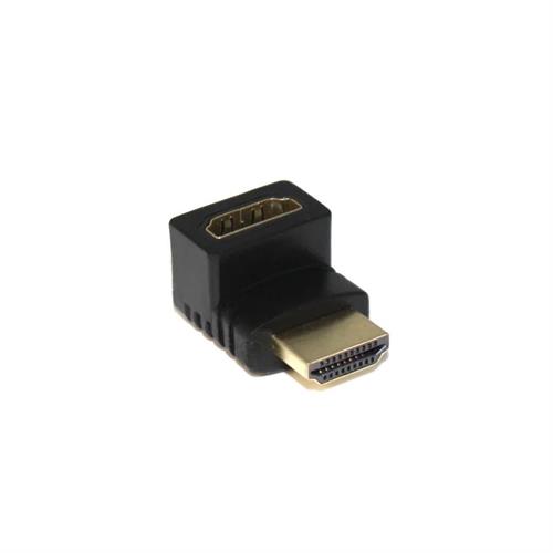 מתאם מחיבור HDMI לכניסת HDMI עם זווית לחיבור עליון