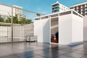 מבנה מבודד איכותי וחזק במיוחד במידות 2.10X4.05 כולל ריצפה
