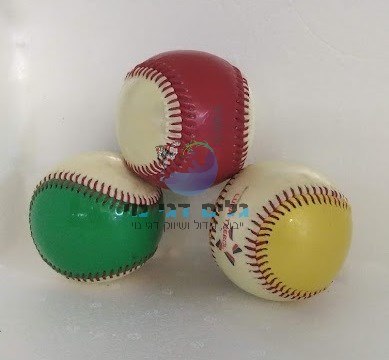 כדור בייסבול איכותי מעור 7 ס"מ (מחיר ליח')