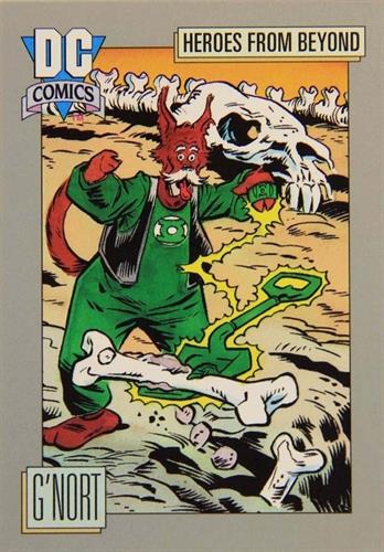 קלף בודד די.סי קומיקס DC Comics - G'nort's Custom-Designed Power Ring - Heroes From Beyond - 117