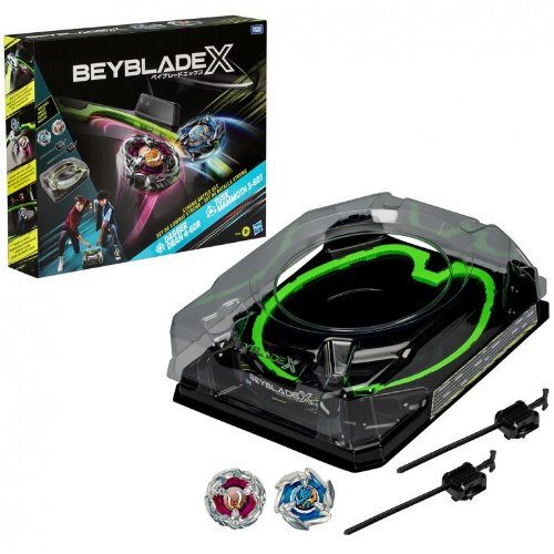 בייבלייד אקסטרים Beyblade X Xtreme Battle Set F9588 – זירה, סביבונים ומשגרים | Hasbro