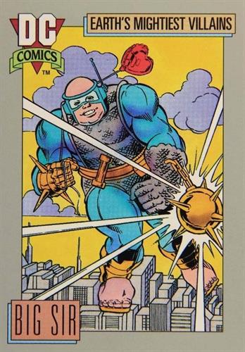 קלף בודד די.סי קומיקס DC Comics - Big Sir's Energy Mace - Earth's Mightiest Villains - 80