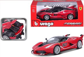 דגם בוראגו מכונית פרארי אדומה Bburago Ferrari FXX-K Red 1/24