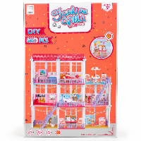 בית בובות Fashion Villa – וילה מפוארת עם 3 קומות ויותר מ־206 חלקים