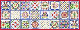 60 ס"מ על 160 ס"מ - שטיח PVC דגם אקלקטי סקנדינבי 296