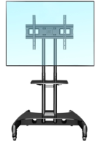 עגלת טלוויזיה ניידת לגודל מסך עד "75 AVA-1500-60-1P North Bayou