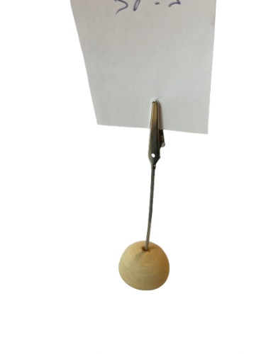 מעמד עץ עם תופסן לממו