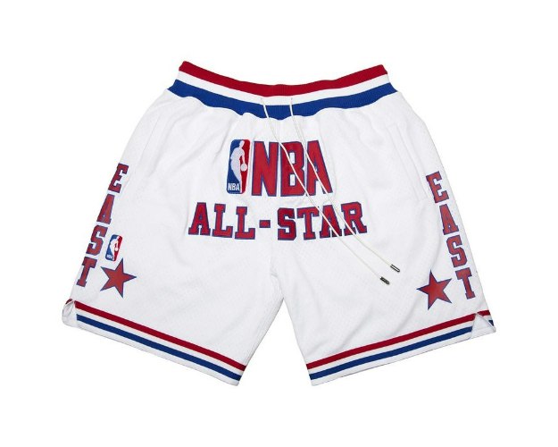 מכנסי NBA קצרים NBA ALL STAR JUST DON לבן