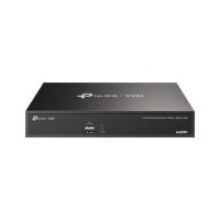 מערכת הקלטה 4 ערוצים Vigi NVR1004H – מכשיר שחור עם יציאות USB קדמיות נוריות חיווי ולוגו HDMI