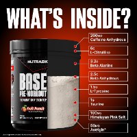 תוסף קדם אימון כשר BASE Nutrabio- נוטרביו בייס - Nutrabio BASE פרה וורקאאוט