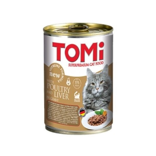שימור לחתול טומי בטעם עגל – 400 גרם