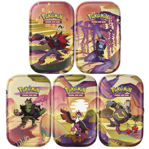 (Dusknoir & Dipplin) Pokémon TCG: Shrouded Fable Mini Tin קלפי פוקימון TCG מקוריים מארז פח קטן