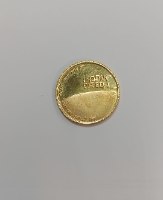 אופק 1- שנת 1989, מדליה זהב/750, 18 מ"מ, 4.4 גרם