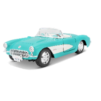 מאיסטו - דגם מכונית שברולט קורביט  - MAISTO 1957 Chevrolet Corvette 1:24