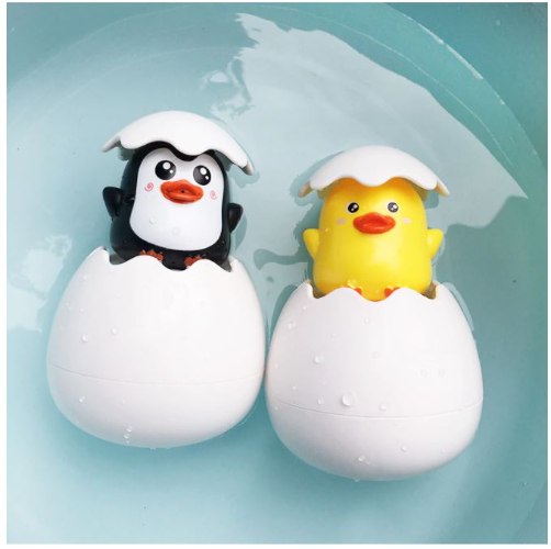 משחק אמבטיה - זוג ביצים בוקעות