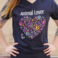 חולצת ANIMAL LOVER  יוניסקס למבוגרים