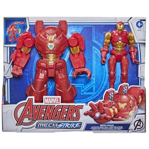 איירון מן - שתי דמויות דלוקס מיש סטריק  - AVENGERS MECH STRIKE