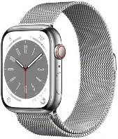 שעון חכם Apple Watch 41mm Series 8 GPS  צבע שעון Silver Stainless Steel Case