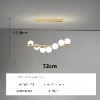 מנורת תקרה בסגנון חלבי- 7 ראשים - נברשת תקרה דקורטיבית מודרנית – שלושה אורכים, שני סגנונות עיצוב, עוצמה בהתאמה אישית