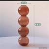 חום 22 ס״מ - אגרטל אקריל שקוף במגוון צבעים