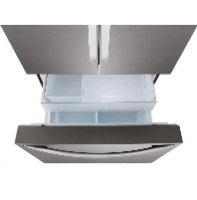 מקרר 3 דלתות מקפיא תחתון 750 ליטר LG GR-B278SE עם התקן שבת מובנה - גימור נירוסטה מושחרת