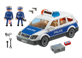 פליימוביל 6920 רכב משטרה עם אורות וסירנה Playmobil police במבצע!