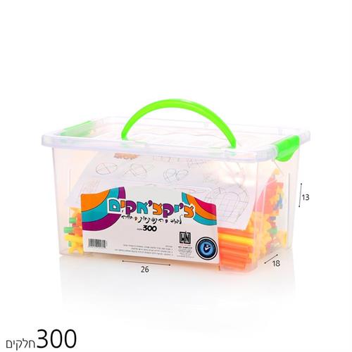 "צ'יקצ'אקים קשקשים 300 חלקים בקופסה"