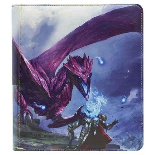 אלבום לקלפים טבעות עם ריץ רץ Dragon Shield 8 pokeck binder Codex Portfolio Zipper Binder Amifist